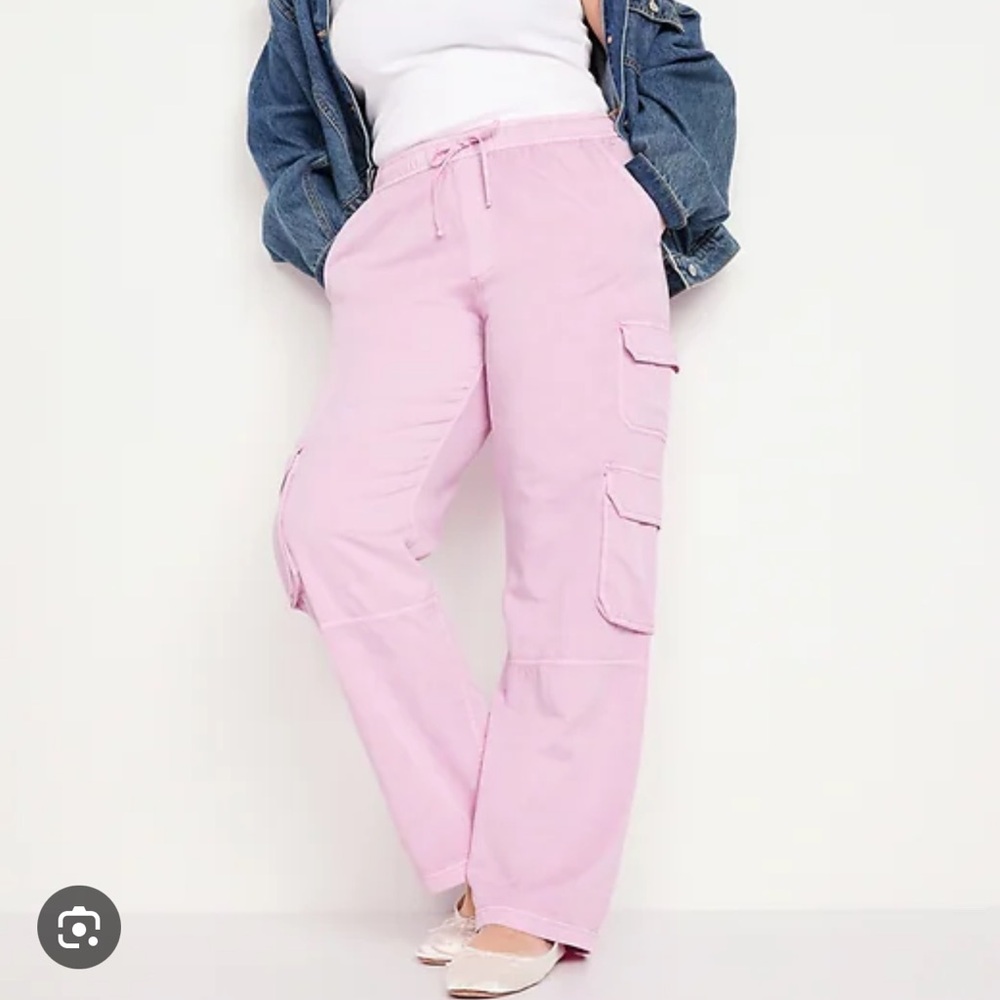 Old Navy Light Pink Cargo Joggers